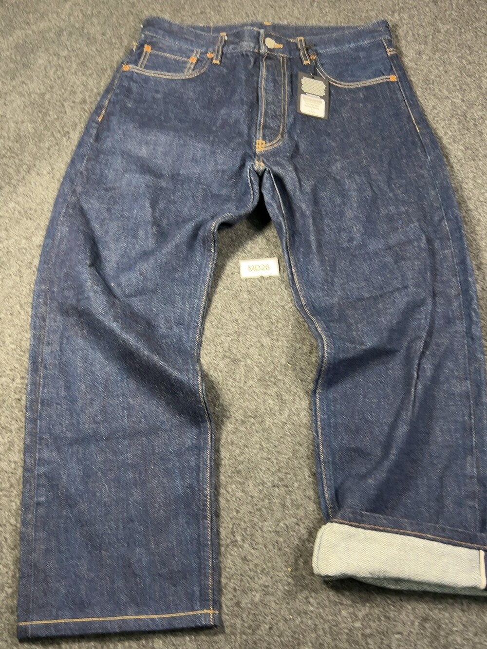 Buck Mason Japanese Selvedge Jean D010 Dark Wash Mens Sz 31 NWI Msrp175 [MD26]